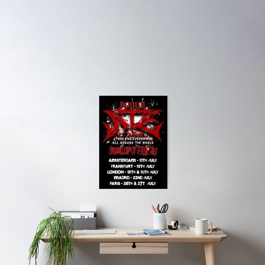 Discover Domin-ATE Europe 2025 Tour Premium Matte Vertical Posters