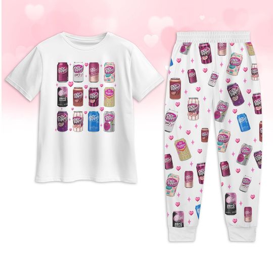 Discover Valentine Dr Pepper Soda Pajamas, Peace Love Dr Pepper T-Shirt