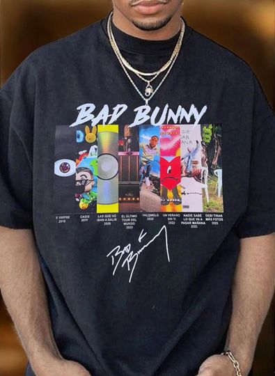 Discover All Albums Baad Bunny T-shirt, Debi Tirar Mas Fotos
