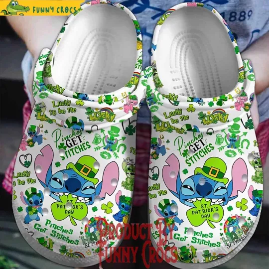 Discover Pinches Get Stitches St.Patrick’s Day Clog Shoes