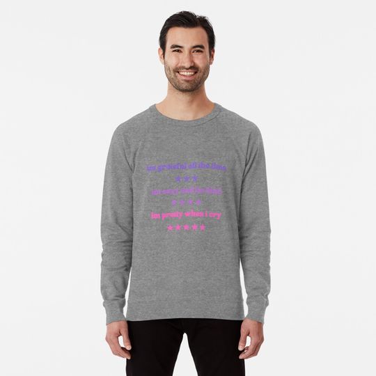 Discover Olivia Rodrigo all-american bitch design Lightweight Sweatshirt