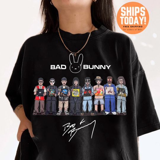 Discover All Albums  Bad Bunny New Album Shirt, Debi Tirar Mas Fotos