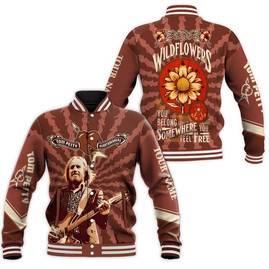 Discover Tom Petty Wildflowers  Baseball Jacket For Fan