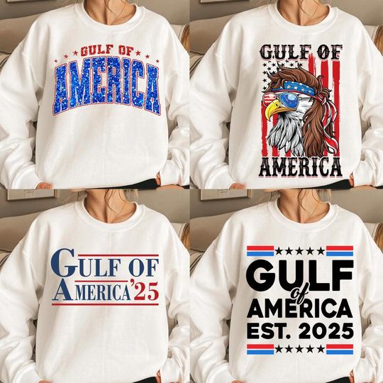 Discover Bundle Gulf Of America 2025 Sweatshirt for American Pride