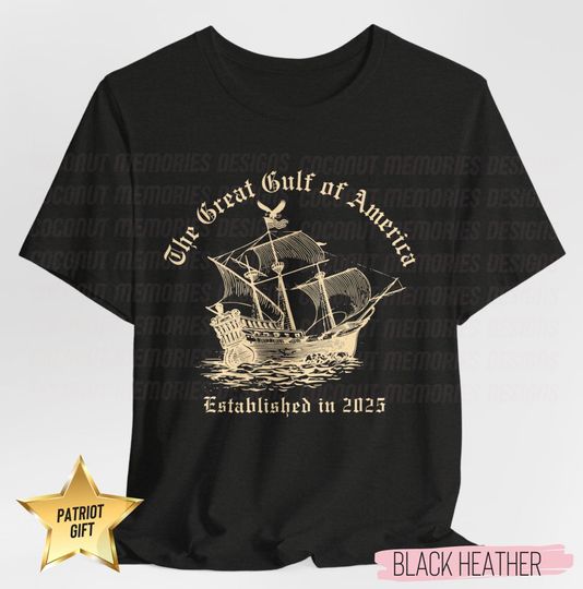 Discover Gulf of America 2025 Shirt, Discover Americas Gulf, Vintage Sailing Shirt, Trump 2025, America Shirt