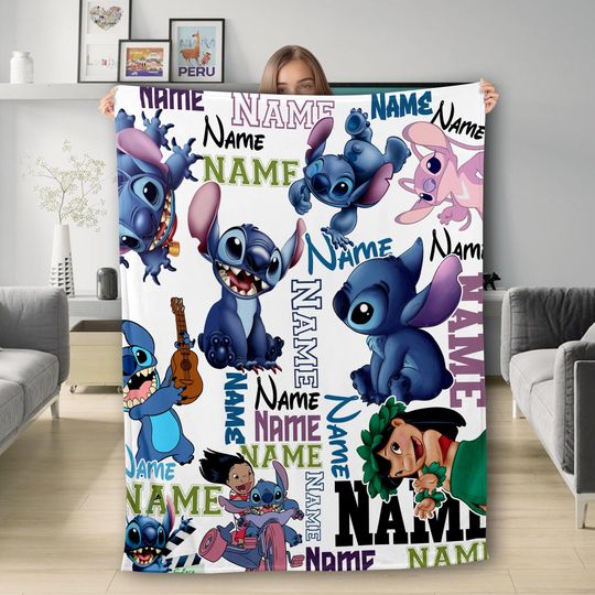 Discover Personalized Series Movie Blanket, Custom Name Blanket