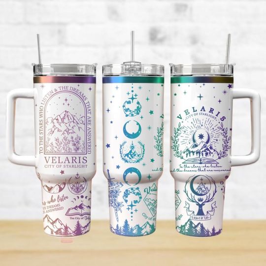 Discover Velaris City Of Starlight Tumbler, Velaris Bookish Gift, The Night Court Tumbler Cup