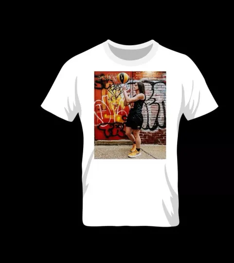 Discover Caitlin Clark Graffiti design t-shirt  Hawkeyes T-Shirt