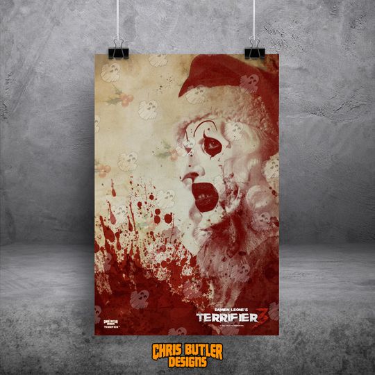Discover Terrifier 3 (Written In Blood) Officially Licensed Movie Poster