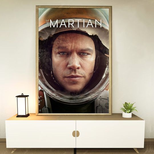 Discover The Martian (2015) Movie Poster, Home decoration, Festival gifts
