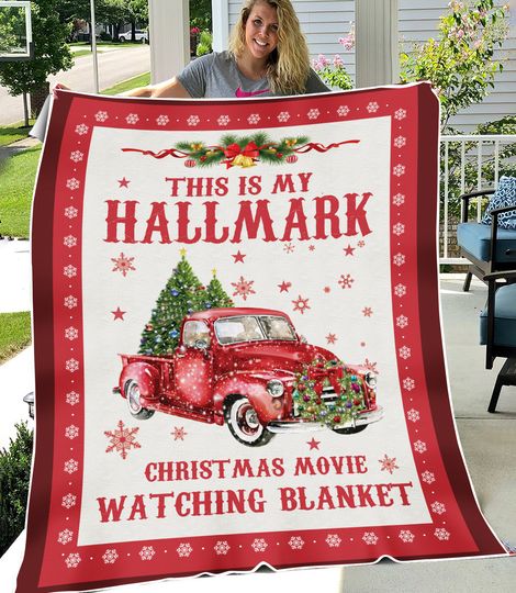 Discover Name This Is My Hallmark Christmas Movie Fleece Blanket