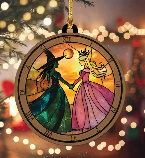 Discover Wicked Christmas Ornament, Change for Good Ornament, Best Friends Merch