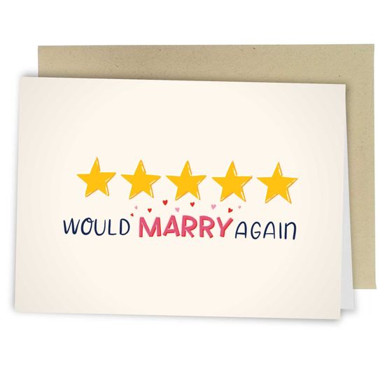 Discover Would Marry Again Funny Valentine's Day Card, Rude Greeting Card