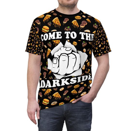 Discover Funny Junk Food Lover Unisex Cut & Sew Tee, Eat What You Want