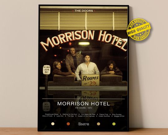 Discover The Doors Poster | Morrison Hotel Poster | Album Poster Prints