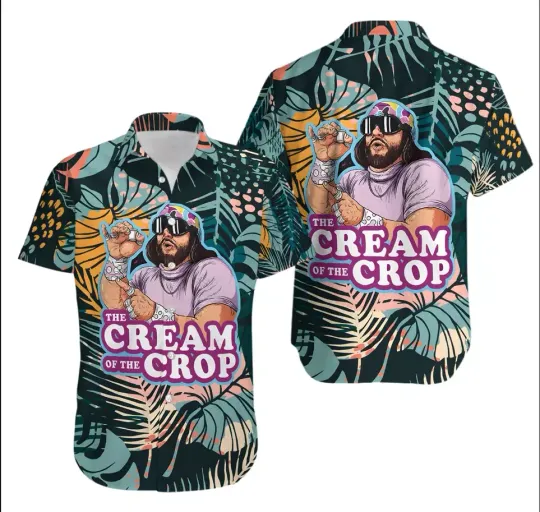 Discover Macho Man Randy Savage Graphic Fans Hawaiian Shirt