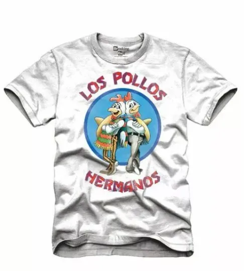 Discover TV Show Breaking Bad Gus Fring Los Pollos Hermanos Logo T-Shirt