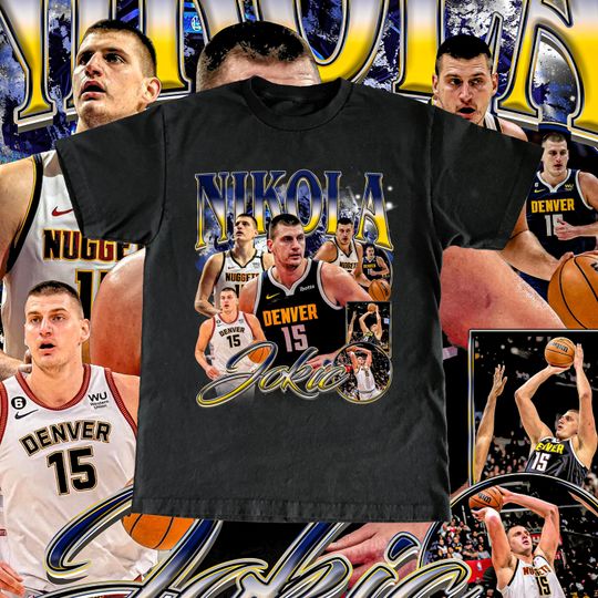Discover Vintage Nikola Jokic Shirt - The Joker High Quality T Shirt