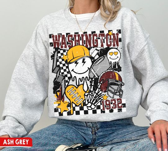 Discover Washington Football Crewneck Sweatshirt
