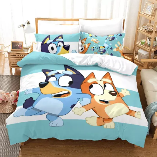 Discover Cartoon Quilt/Doona/Duvet Cover Set  Bed PillowCase