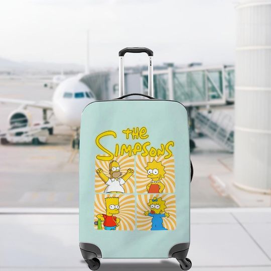 Discover Simpson Luggage Cover, Simpson Travel Cover