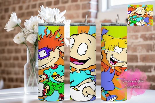Discover Rug babies Tumbler with Lid and Straw, Gifts for Fan