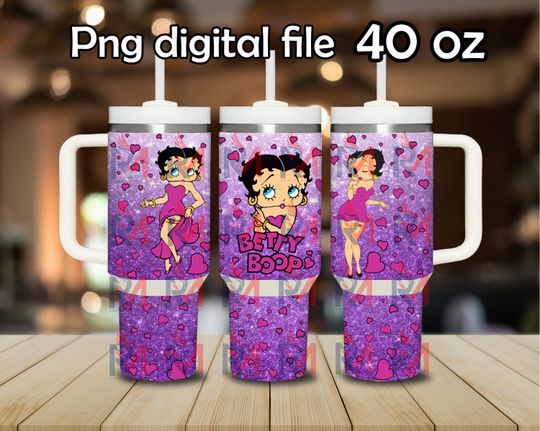 Discover Cartoon Betty Boop 40 oz Tumbler