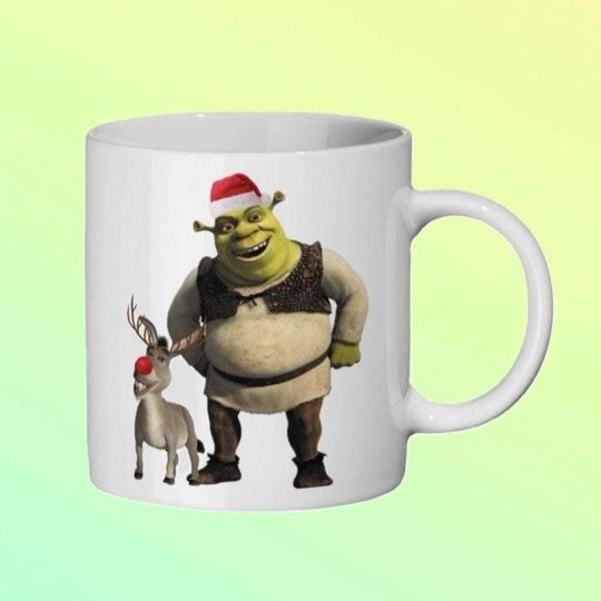 Discover Merry Shrek - mas Christmas Mug
