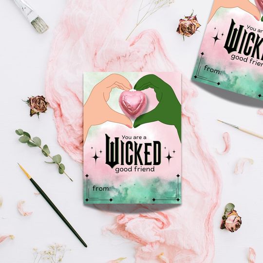 Discover Wicked Valentine Card, Class Gift Printable