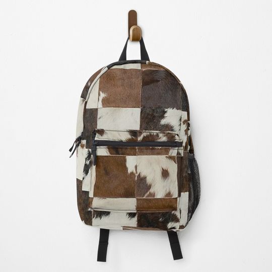 Discover Check cowhide pattern Backpack