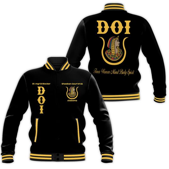 Discover Custom Name Daughters of Isis Ancient Egyptian Order Nobles Mystic Shriner PHA Baseball Jacket