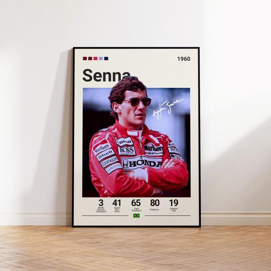 Discover Ayrton Senna Poster