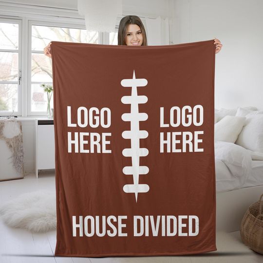 Discover Custom House Divided Blanket, House Divided Baseball, Basketball Team Blanket, American Football Blanket