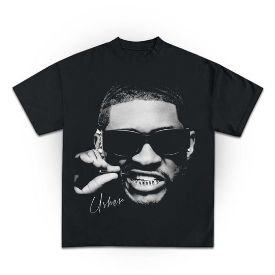 Discover Usher tee Usher Concert Shirt, Past Present Future Tour Shirt, Usher Concert Graphic Tshirt