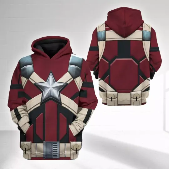 Discover Black Widow Halloween Costume Spy Woman Cosplay 3D HOODIE