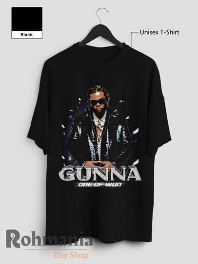 Discover Gunna T Shirt, Gunna One Of Wun Shirt, Rap Hip Hop Music Merch
