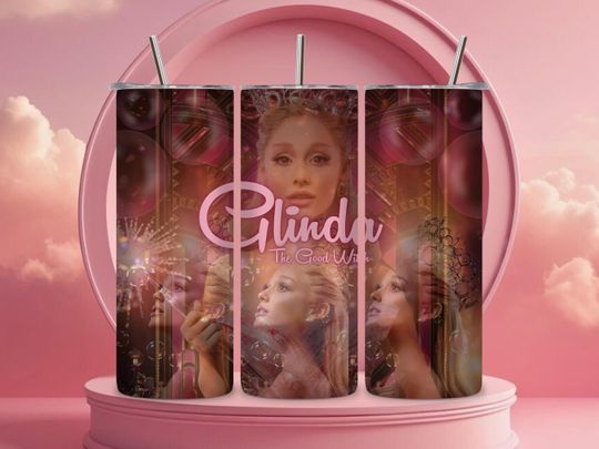 Discover Wicked Glinda The Good Witch Tumbler with lid and Straw