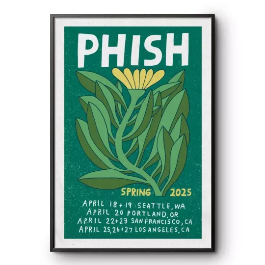 Discover Phish Spring 2025 Tour Poster