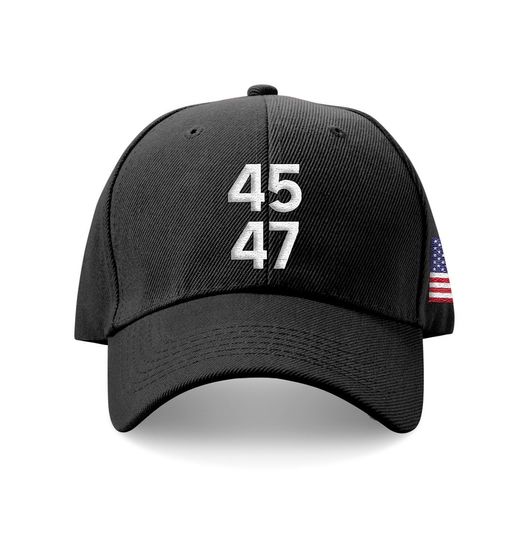 Discover 45 47 dad hat, 45 47 trump hat, 45 MAGA hat, Election 2024 Embroidered Hat, Support Trump Hat