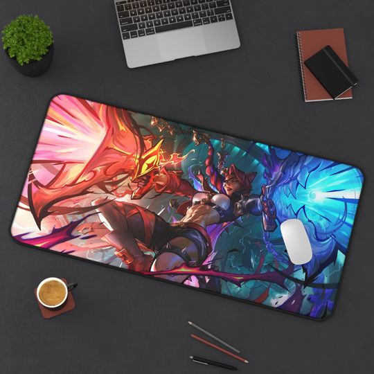 Discover LoL Samira Desk Mat Collection l Samira Mouse Pads l 3mm Thickness NonSlip Base l League of Legends Gift