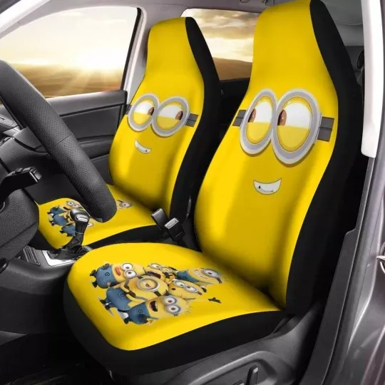 Discover Minions Car Seat Cover, Minion Car Covers