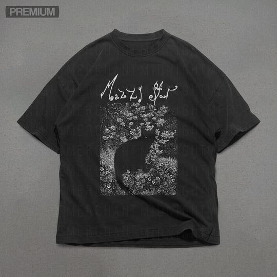 Discover Mazzy Star Cat Shirt, Comfort Colors Premium Cotton Shirt