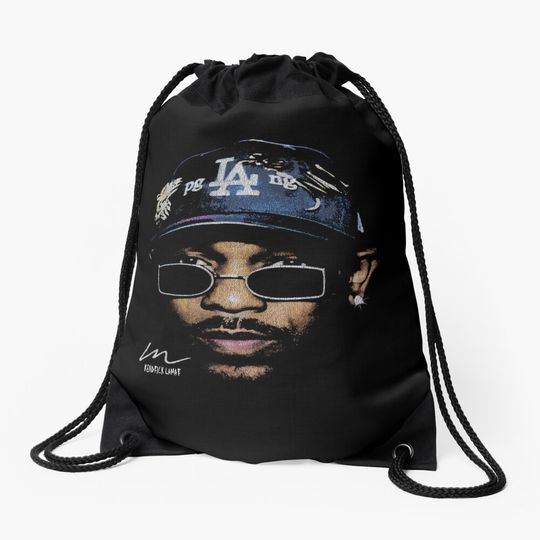 Discover Kendrick Lamar 90s Rap Drawstring Bag