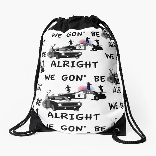 Discover Kendrick Lamar Alright Drawstring Bag