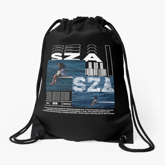 Discover SZA SOS Album Music Drawstring Bag