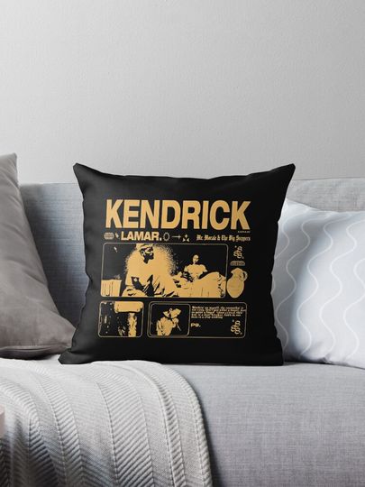 Discover Kendrick Lamar Vintage Throw Pillow