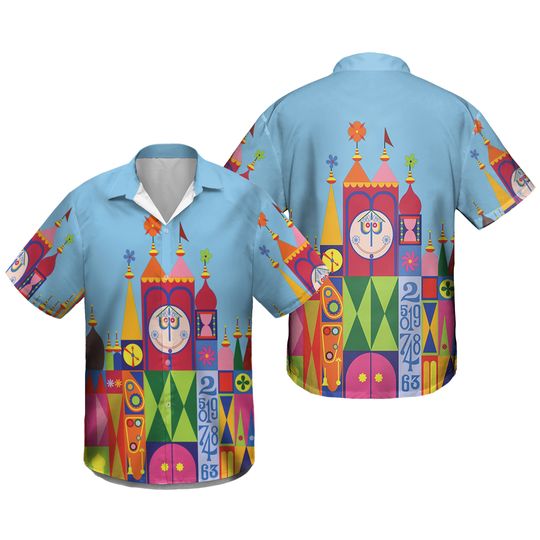 Discover Its A Small World Theme Parks Inspired Hawaiian Shirt