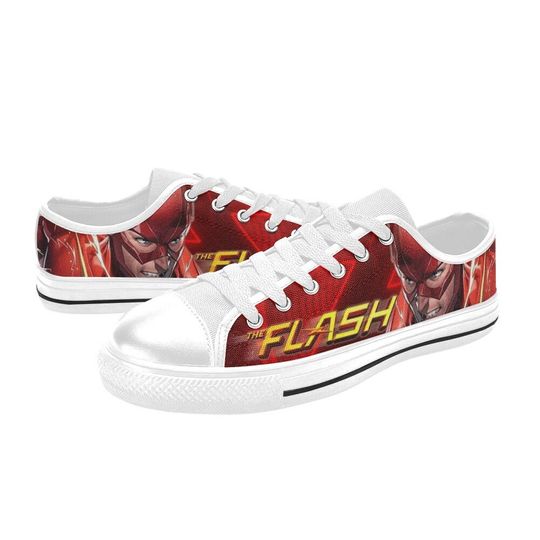 Discover The Flash Custom Low Top Shoes Unisex Adult and Kids