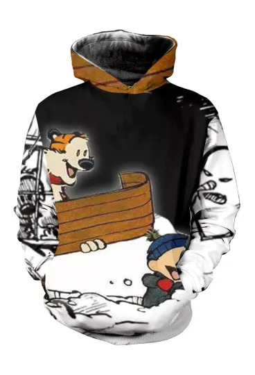 Discover Hoodie 3D For Fan/Calvin & Hobbes-3D Hoodie