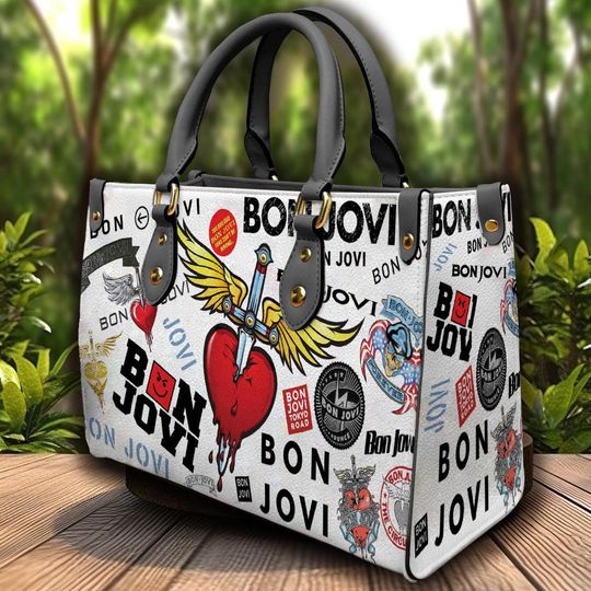 Discover Bon Jovi Leather Handbag, Bon Jovi Shoulder Bag